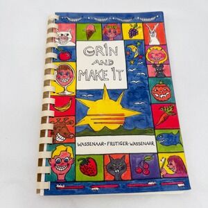 Grin and Make It Cookbook Spiral Bound Local Recipes Dental Practice 2002 MI